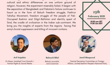 Webinar: A Dialogue with Pakistan's Oppressed Ethnic Minorities