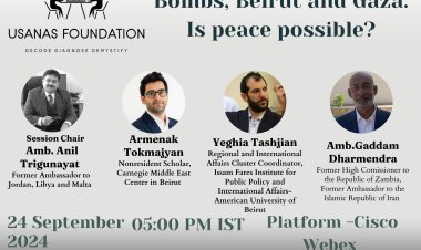 Panel Discussion: Bombs, Beirut and Gaza: Is peace possible?