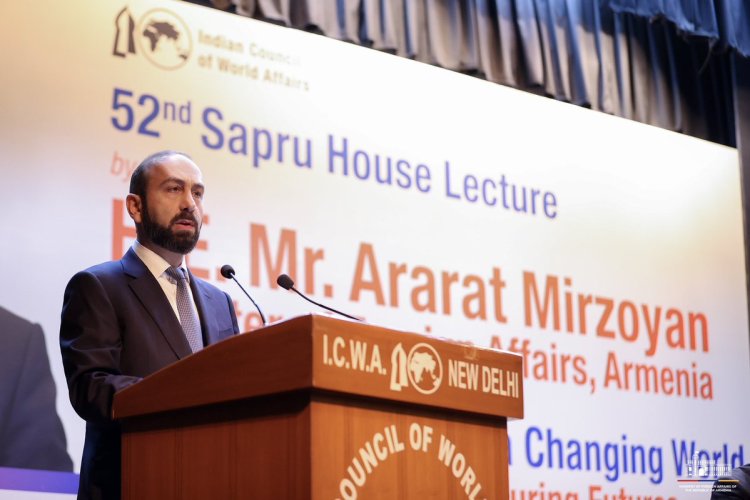 Highlights of His Excellency Mr. Ararat Mirzoyan, Foreign Minister of Armenia’s 52nd Sapru House Lecture on March 10