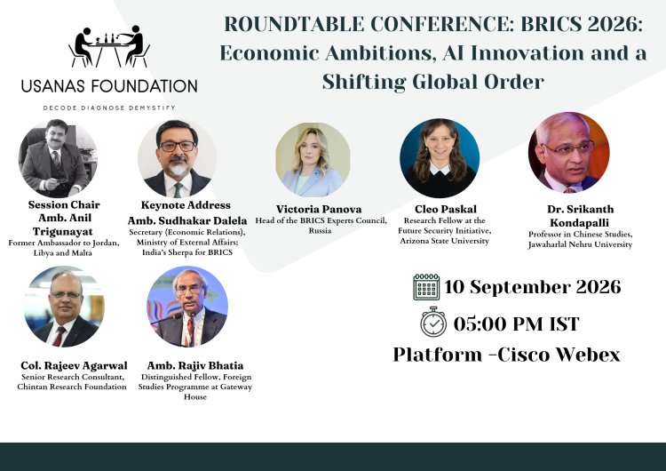 ROUNDTABLE CONFERENCE: BRICS 2026: Economic Ambitions, AI Innovation and a Shifting Global Order